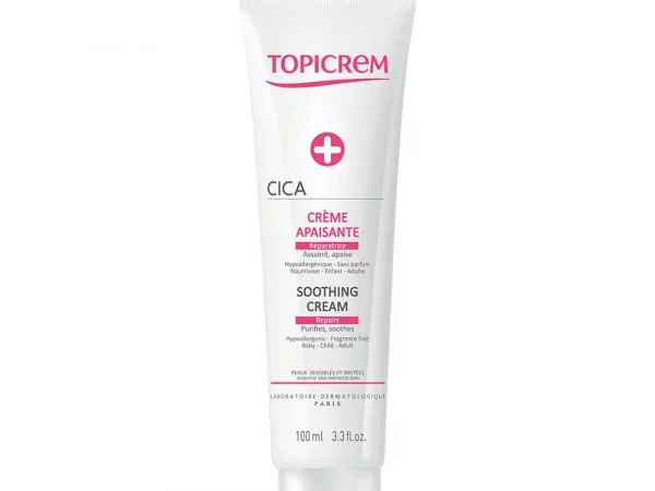Topicrem Cica Peaux Irritees Crème Apaisante Réparatrice 100 ml