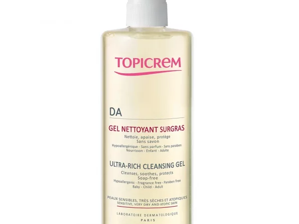 Topicrem DA Gel Nettoyant Surgras Visage Et Corps Peaux Atopiques 500ml