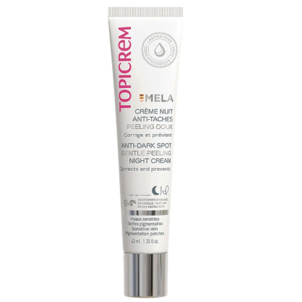 Topicrem Mela Crème Nuit Peeling Doux 40 ml