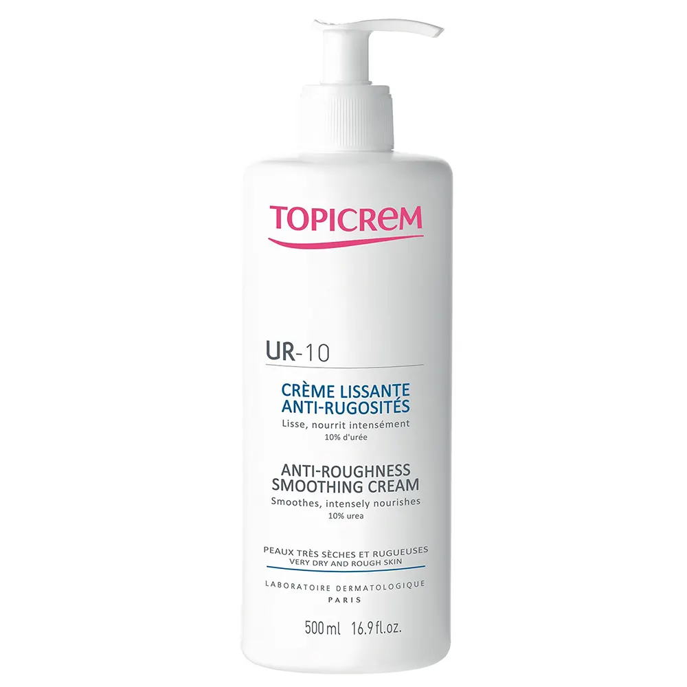Topicrem UR Creme Corps Lissante Anti Rugosites -10 Peaux Tres Seches 500ml