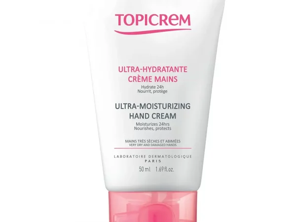 Topicrem Ultra-Hydratant Creme Mains Peaux Tres Seches Et Abimees 50ml 4.7 étoiles sur 5, valeur de la note moyenne. Read 12 Reviews. Lien sur la même page. 4.7 (12)