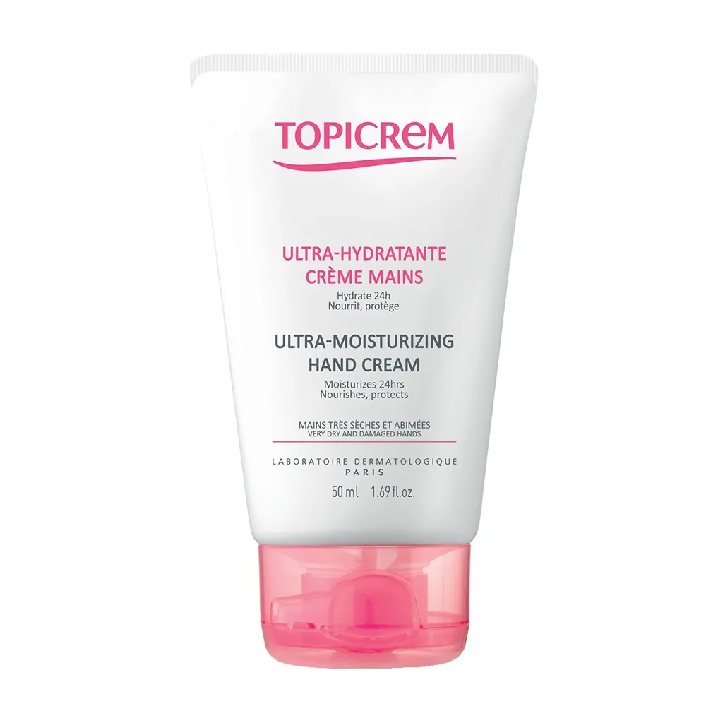 Topicrem Ultra-Hydratant Creme Mains Peaux Tres Seches Et Abimees 50ml 4.7 étoiles sur 5, valeur de la note moyenne. Read 12 Reviews. Lien sur la même page. 4.7 (12)