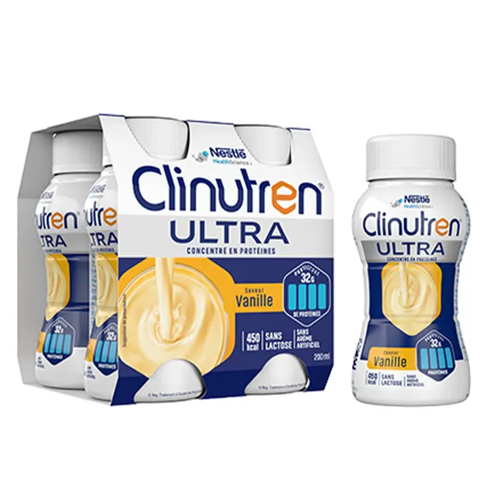 Nestlé Clinutren Ultra Vanille 4x200ml