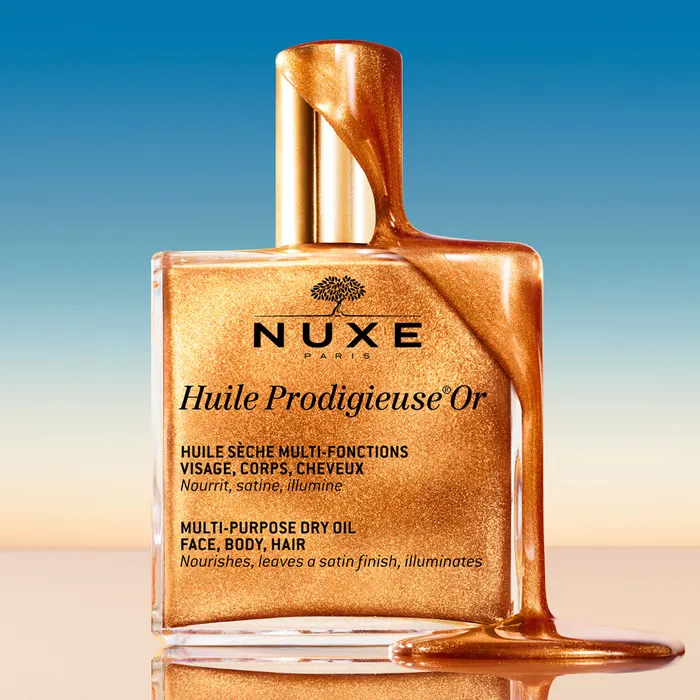 Nuxe Huile Prodigieuse Huile Or Visage Corps Et Cheveux 100 ml – Image 7