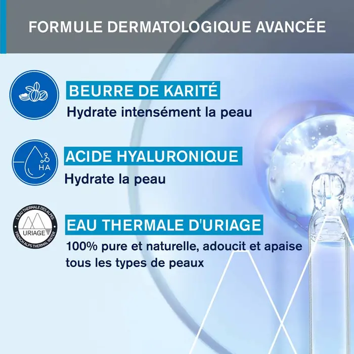 Uriage Eau thermale et Hydratation Lait Veloute Corps 500ml – Image 3
