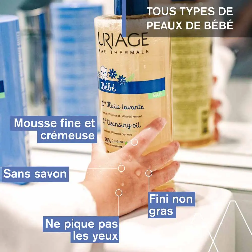 Uriage Bébé 1ère Huile Lavante 500ml – Image 5