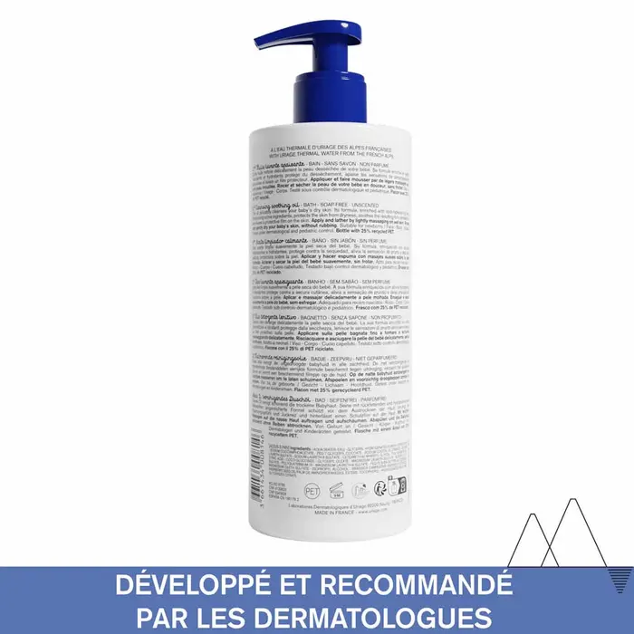 Uriage Bébé 1ere Huile Lavante Apaisante 500ml – Image 6