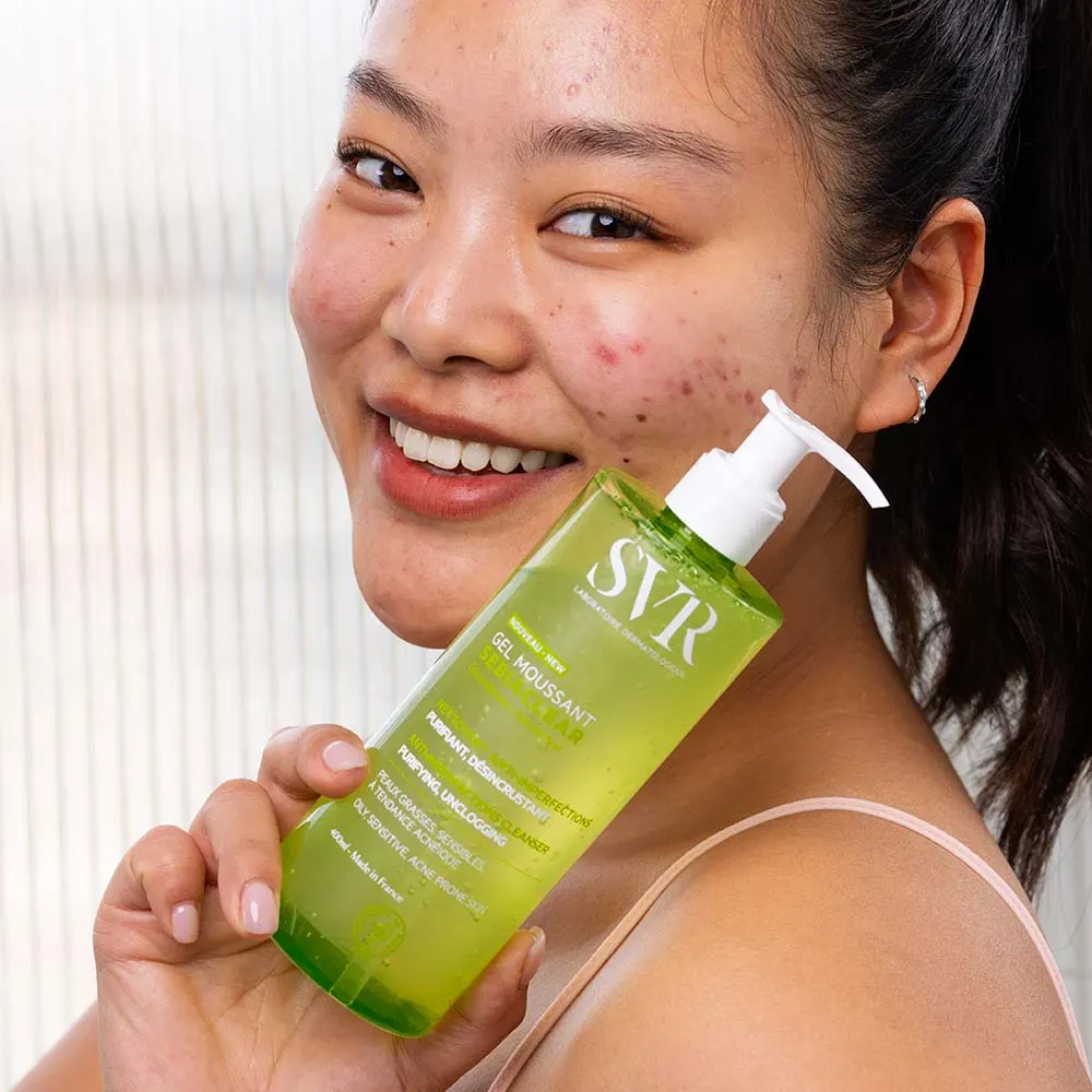 Svr Sebiaclear Gel Moussant Peaux Grasses Et Sensibles 400ml – Image 2