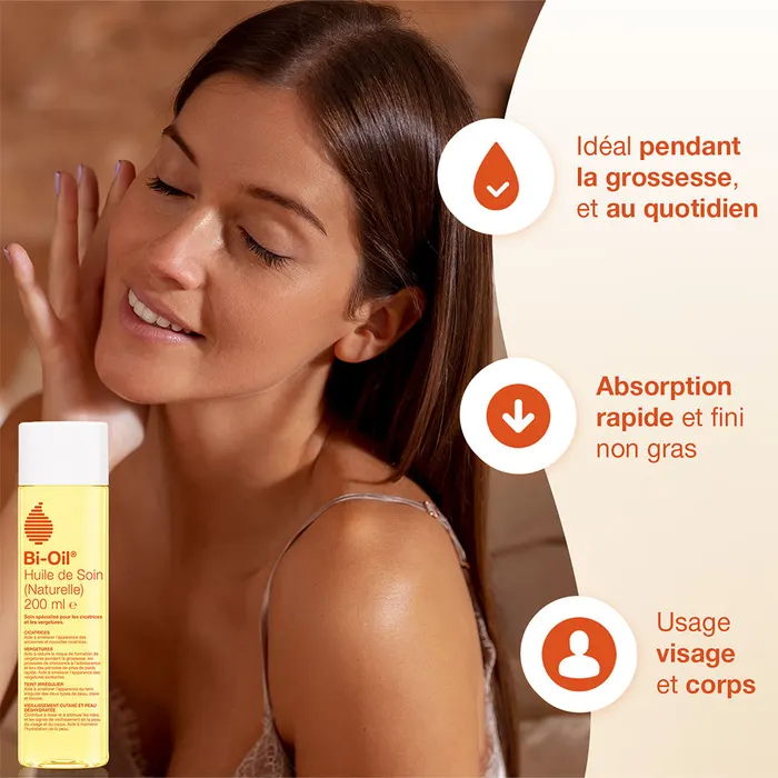 Bi-Oil Huile de soin Naturelle Vergetures et Cicatrices 60ml – Image 4