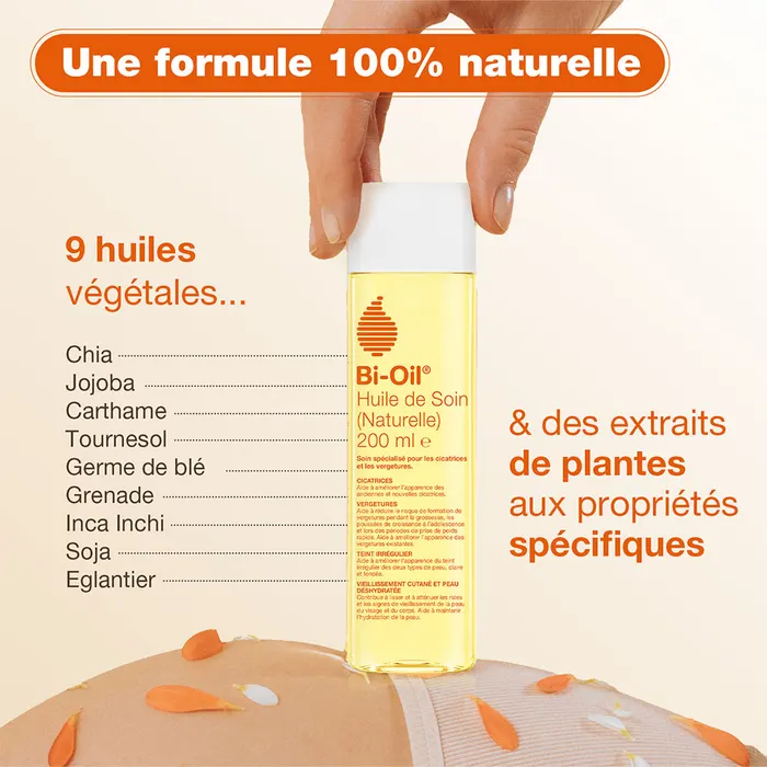 Bi-Oil Huile de soin Naturelle Vergetures et Cicatrices 60ml – Image 5