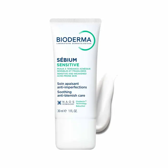 Bioderma Sebium Crème hydratante anti-imperfections Peau acnéique 30ml – Image 2