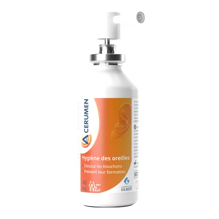 A-Cerumen Hygiène des oreilles Spray - Formule colorée 40ml – Image 2