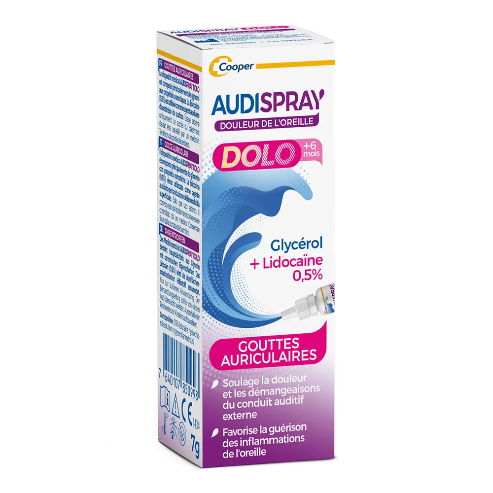 Audispray Gouttes Auriculaires Dolo DOLO 7g