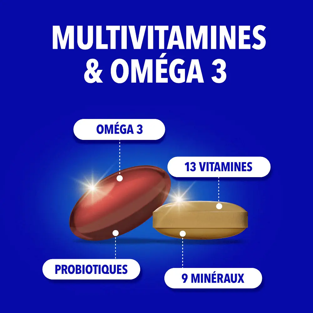 Bion3 Multi & Oméga 3 avec des Probiotiques - 30 Capsules – Image 9