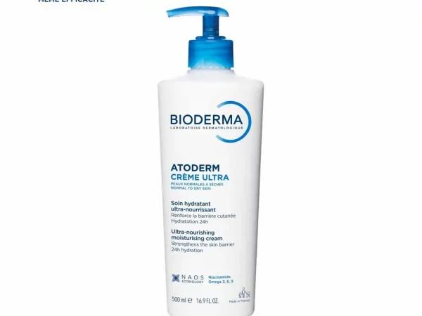 Bioderma Atoderm Crème Hydratante Ultra nourrissante Visage et Corps Peaux Sensibles 500ml