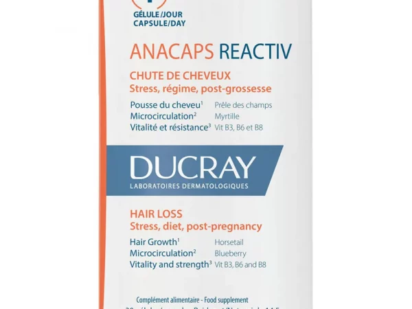 Ducray Anacaps Chute De Cheveux Réactionnelle Reactiv 30 Gélules