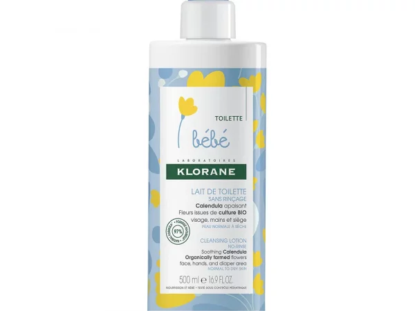 Klorane Bébé Lait De Toilette Sans Rincage 500ml