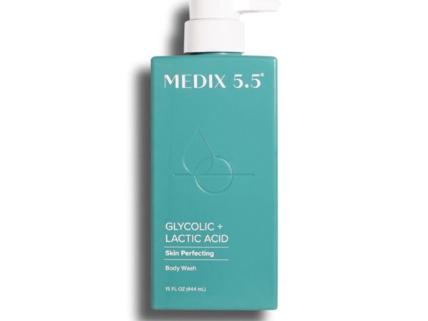 MEDIX 5.5 Gel Nettoyant Exfoliant Aux AHAs Acide Glycolique & Lactique 444 ml