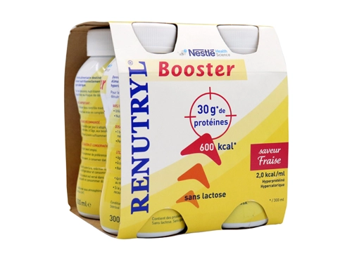 Renutryl Booster fraise - 4x300ml