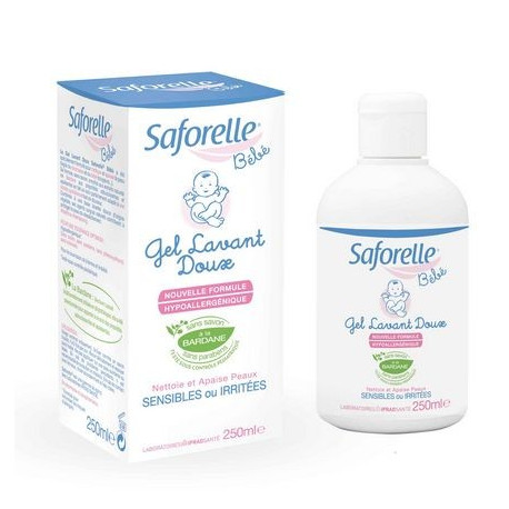 Saforelle Bébé gel lavant doux 250ml