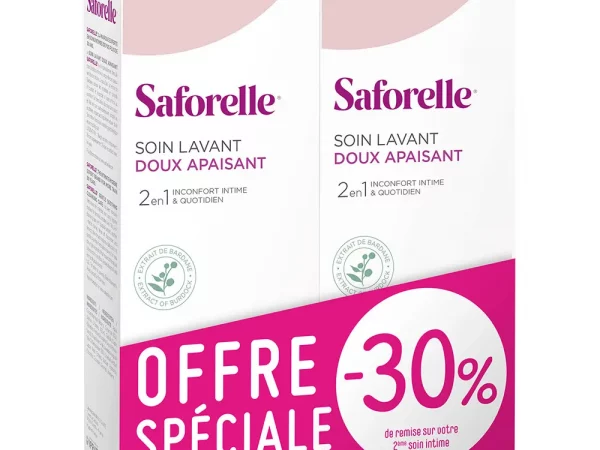 Saforelle Soin Lavant Doux Peaux Sensibles 2x500ml