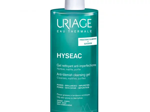 Uriage Hyséac Gel Nettoyant Anti-Imperfections Peaux Grasses à Tendance Acnéique 500ml