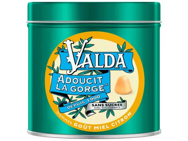 Valda Gommes Miel citron Sans Sucres 140g