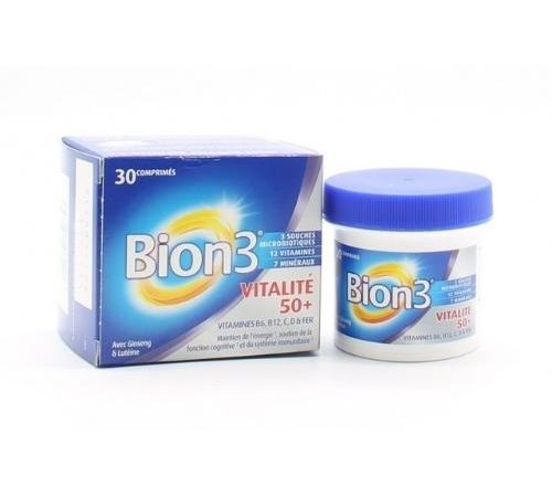 BION 3 Vitalité 50+ 30 comprimés