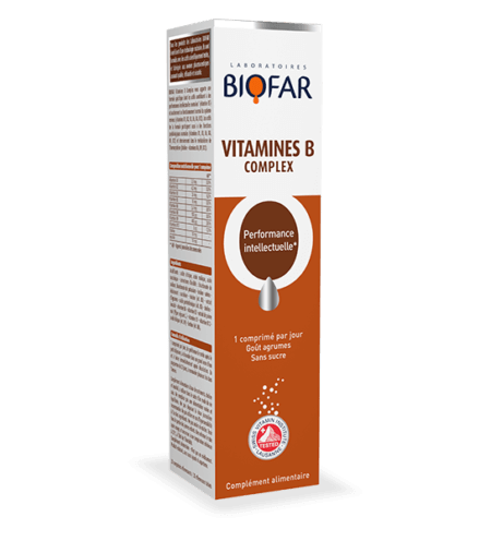 Biofar Vitamines B Complex 20 Comprimés Efferverscents