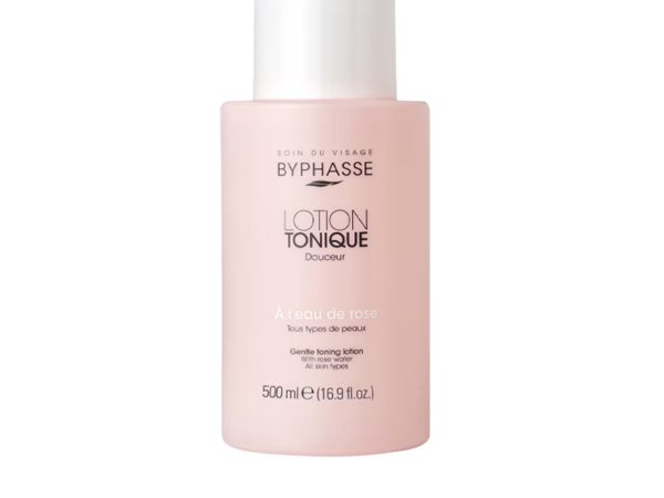 BYPHASSE Lotion Tonique Douceur à l’Eau de Rose 500 ml