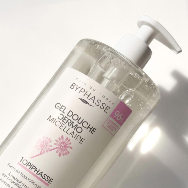 BYPHASSE Gel Douche Dermo Micellaire Topiphasse Peaux à Tendance Atopique 1 L – Image 2