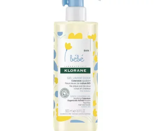 Klorane Bébé Gel lavant doux corps et cheveux - 500ml