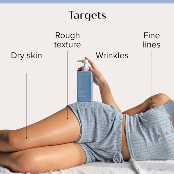 MEDIX 5.5 Crème Corporelle au Collagène & Peptides 444 ml – Image 2