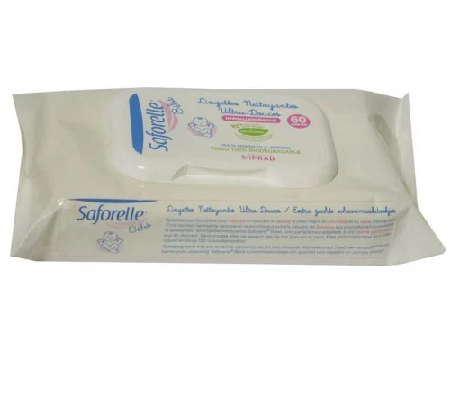 Saforelle Lingettes nettoyantes Bébé Paquet 60 lingettes