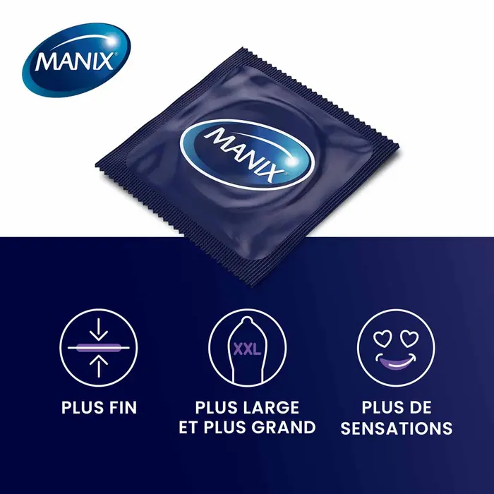 Manix Préservatifs Maximum Confort King Size 12 unités – Image 3