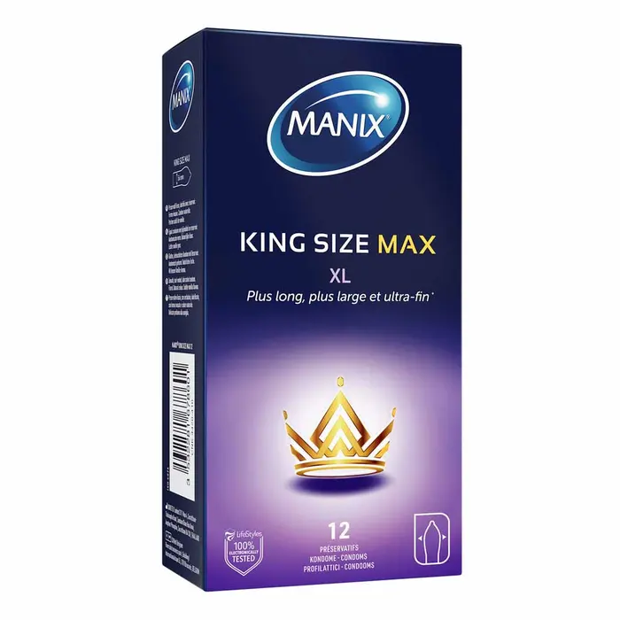 Manix Préservatifs Maximum Confort King Size 12 unités – Image 7