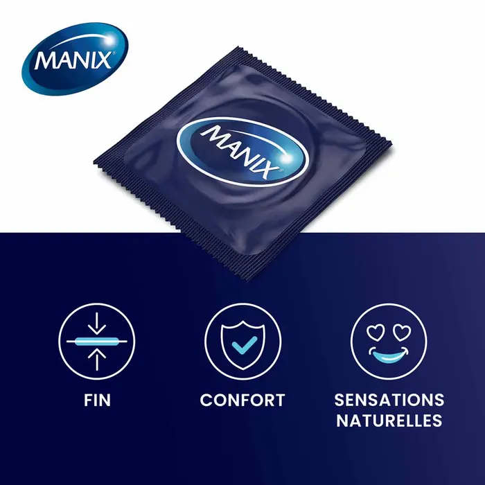 Manix Pure Easy Fit Préservatifs Protection Et Confort 24 unités – Image 4