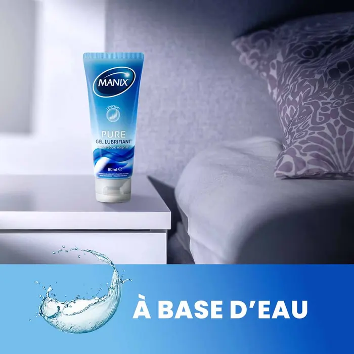 Manix Pure Gel Lubrifiant Intime Hydratation et Douceur 80 ml – Image 5