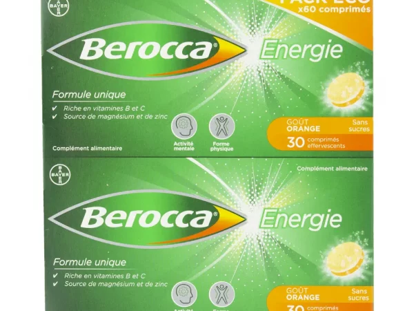 Berocca Energie Orange 60 Comprimés effervescents