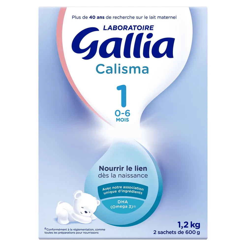Gallia Calisma 1 Lait En Poudre 0 6 Mois 2x600g