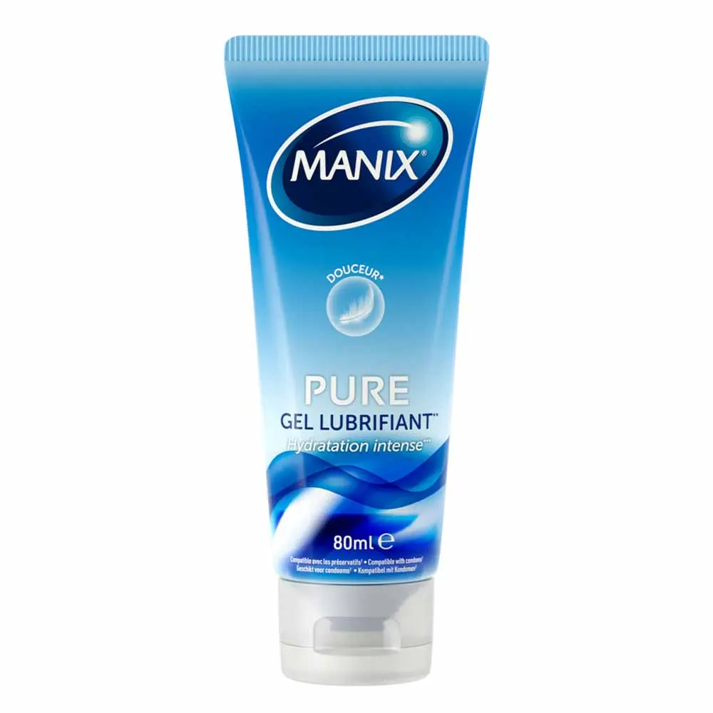 Manix Pure Gel Lubrifiant Intime Hydratation et Douceur 80 ml
