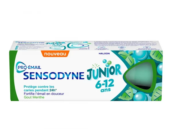 Sensodyne Pro Email Dentifrice Junior 6 à 12 Ans Menthe Douce 50ml