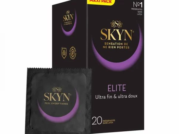 Skyn Elite Préservatifs Sans Latex Ultra Fin et Ultra Doux 20 unités
