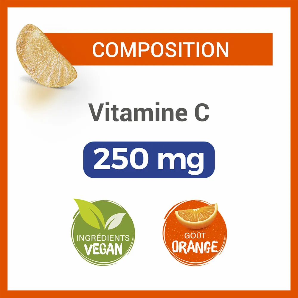 Vitascorbol Vitamine C 250mg 45 gommes – Image 7