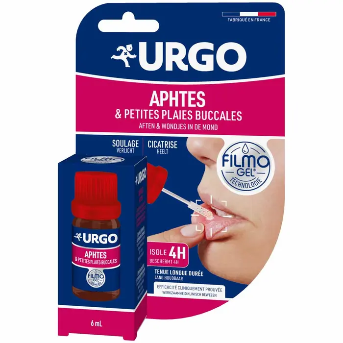 Urgo Filmogel Traitement des aphtes et des petites plaies buccales 6ml