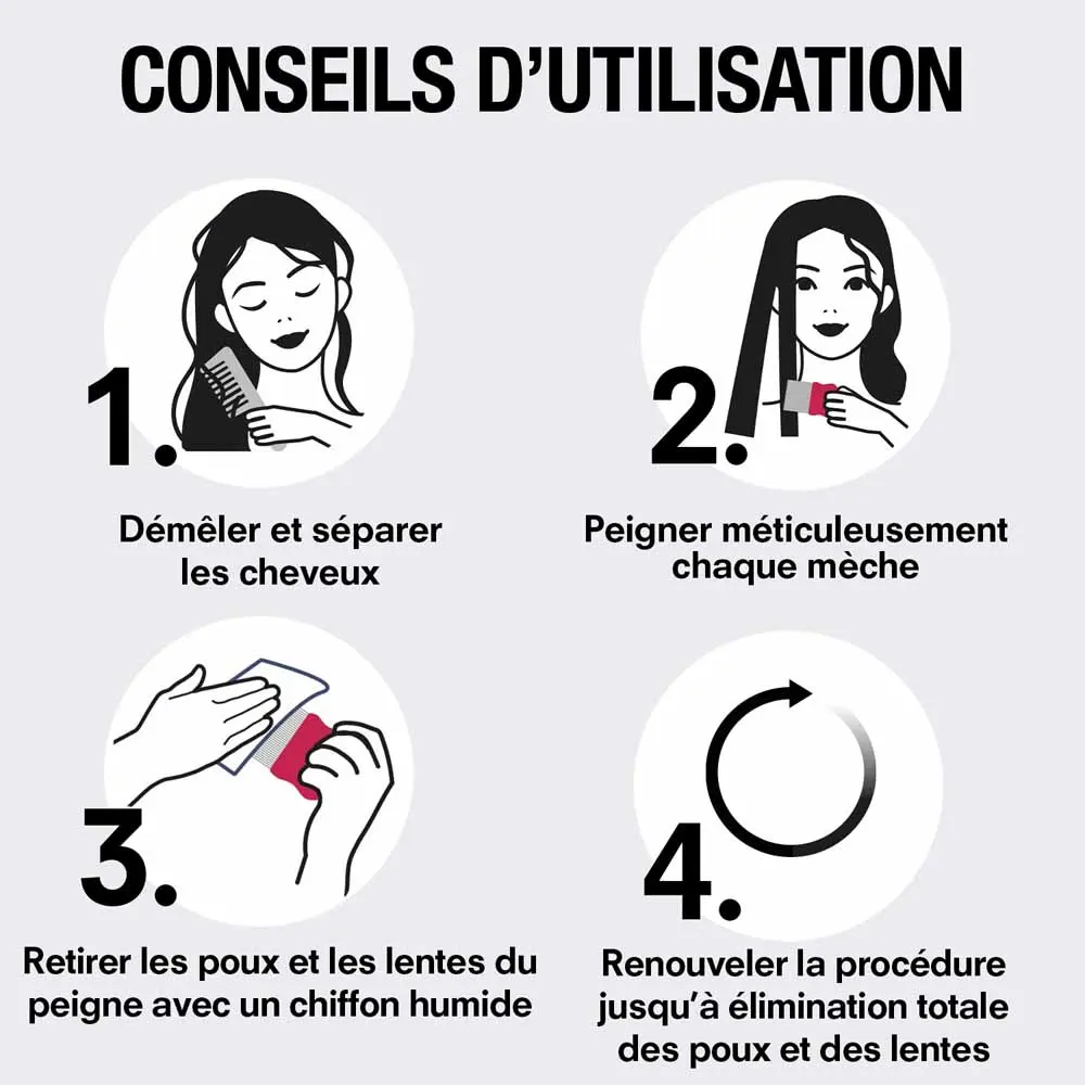Pouxit Peigne Anti Poux et Lentes – Image 8