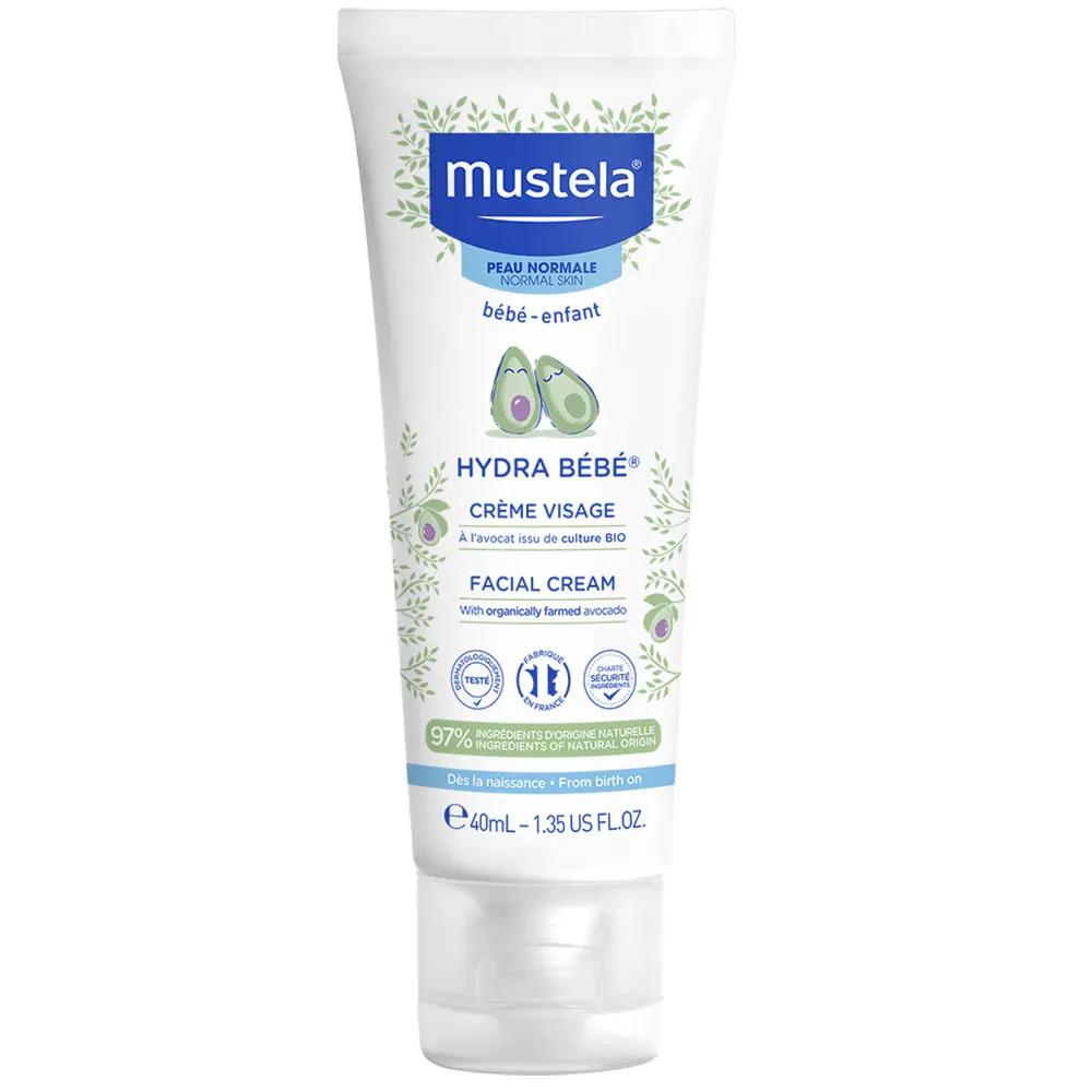 Mustela Hydra Bebe Creme Visage Peaux Normales 40 ml – Image 2