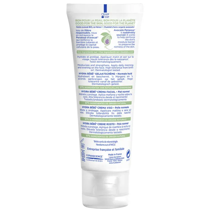 Mustela Hydra Bebe Creme Visage Peaux Normales 40 ml – Image 3