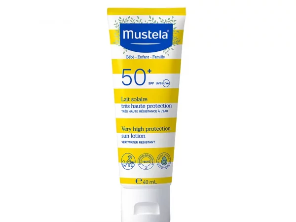 Mustela Lait solaire Très Haute Protection SPF50+ 40ml