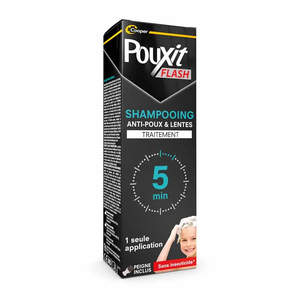 Pouxit Flash Traitement Shampoing Anti Poux & Lentes 100 ml